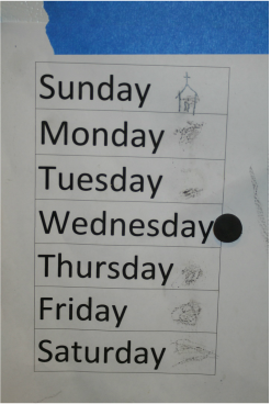 Learning the Days of the Week 