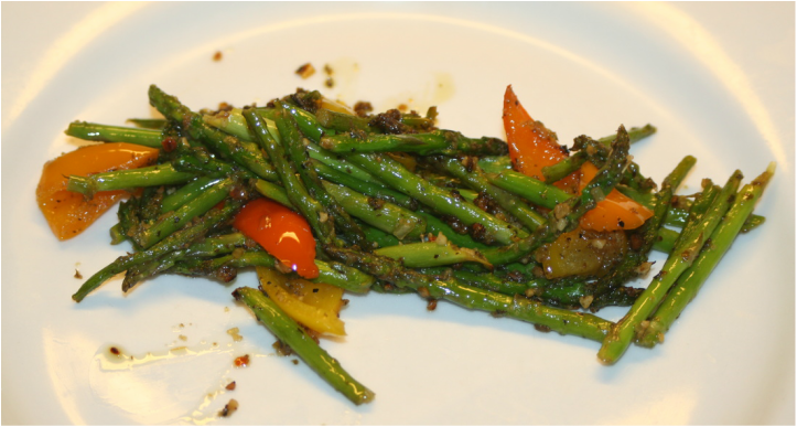 Sauteed Asparagus Spears with Sweet Peppers- Gluten, Dairy, Egg Free Side Dish Recipe