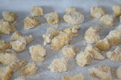 Homemade Gluten Free Chicken Nuggets with a Hint of Curry- Egg & Dairy Free recipe