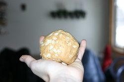 3 Ingredient 5 minute Peanut Butter Balls-Gluten free, dairy free, egg free, vegan, no bake
