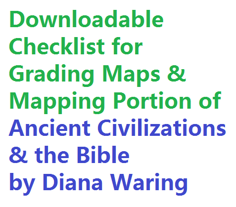 Checklist for Grading Maps & Mapping of 
