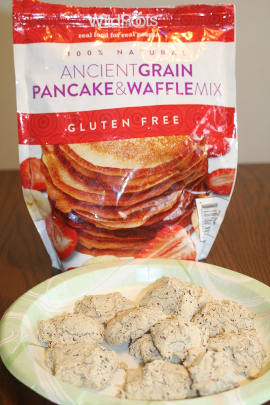 Biscuits made from Wild Roots Ancient Grain Pancake & Waffle Mix- Gluten, Diary, Egg Free Recipe