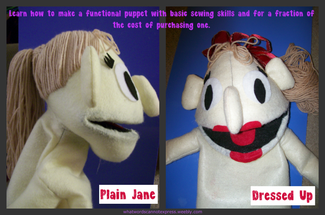 how to make a puppet talk without moving your lips