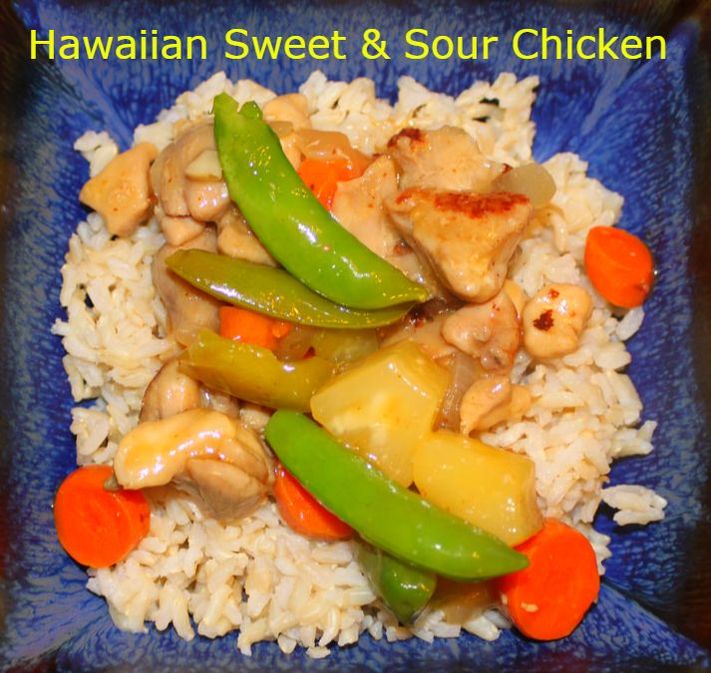 Hawaiian Sweet and Sour Chicken- Gluten, Dairy, Egg, Refined Sugar Free Recipe
