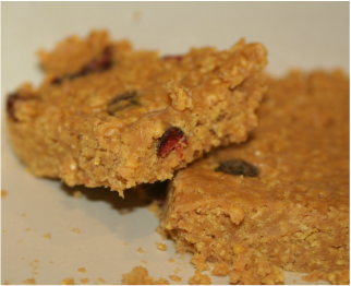 Peanut Butter Cranberry Breakfast Bars-Gluten, Dairy, Egg Free Breakfast Recipe