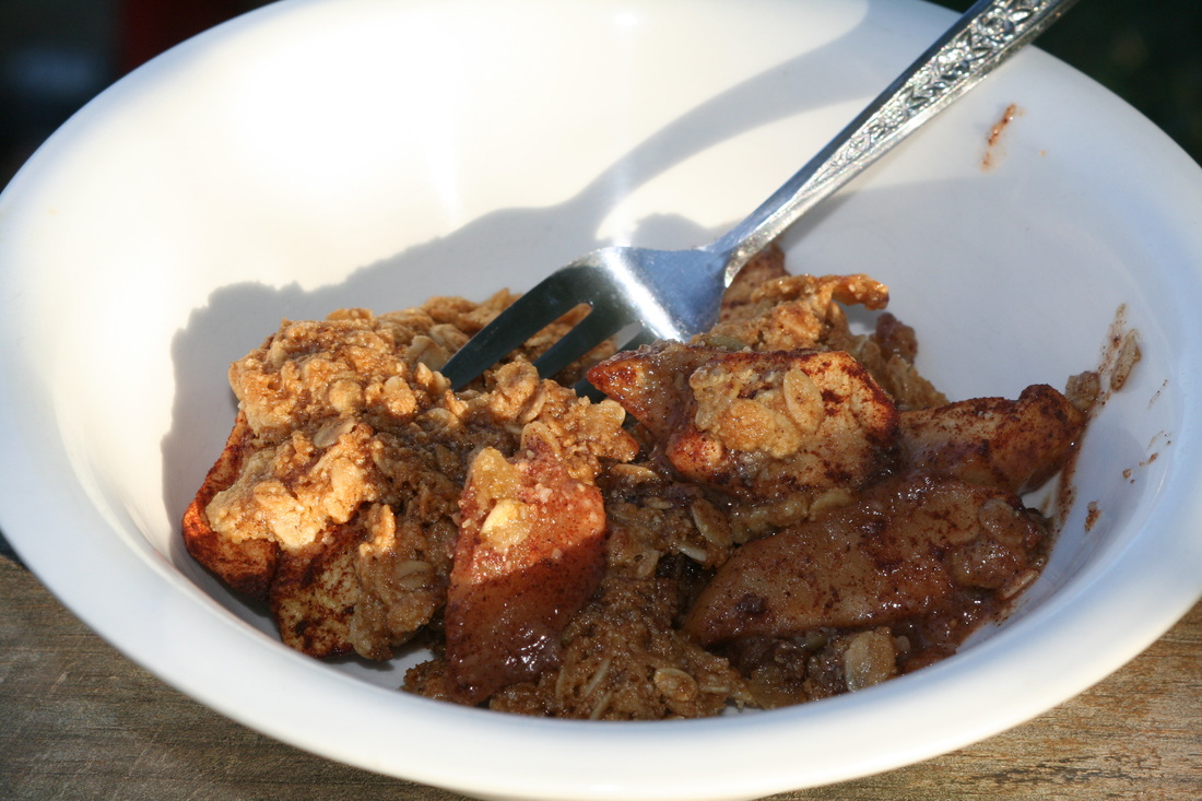 Apple Crisp without Refined Sugar- Gluten, Dairy, Egg Free