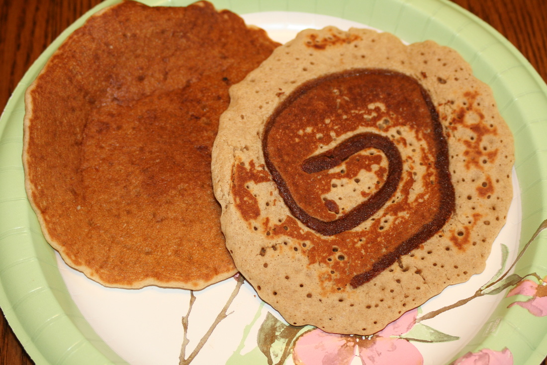 Cinnamon Swirl Pancakes- Gluten, Dairy, Egg Free