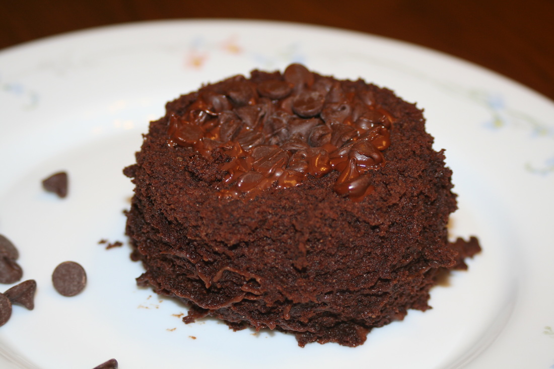 Chocolate Cake in a Mug- Gluten, Dairy, Egg Free