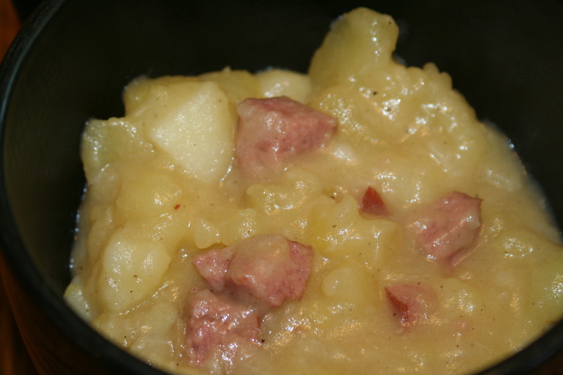 Hearty Potato & Sausage Chowder- Gluten, Dairy, Egg Free Recipe